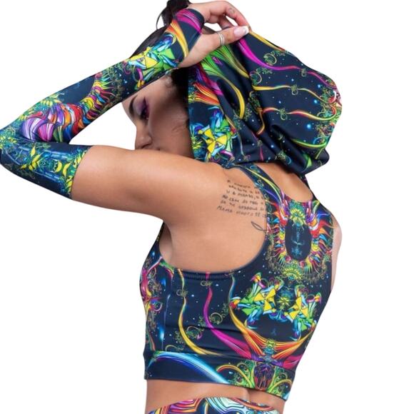 Badinka Synergy Long Belt Hooded Top - Picture 1 of 9